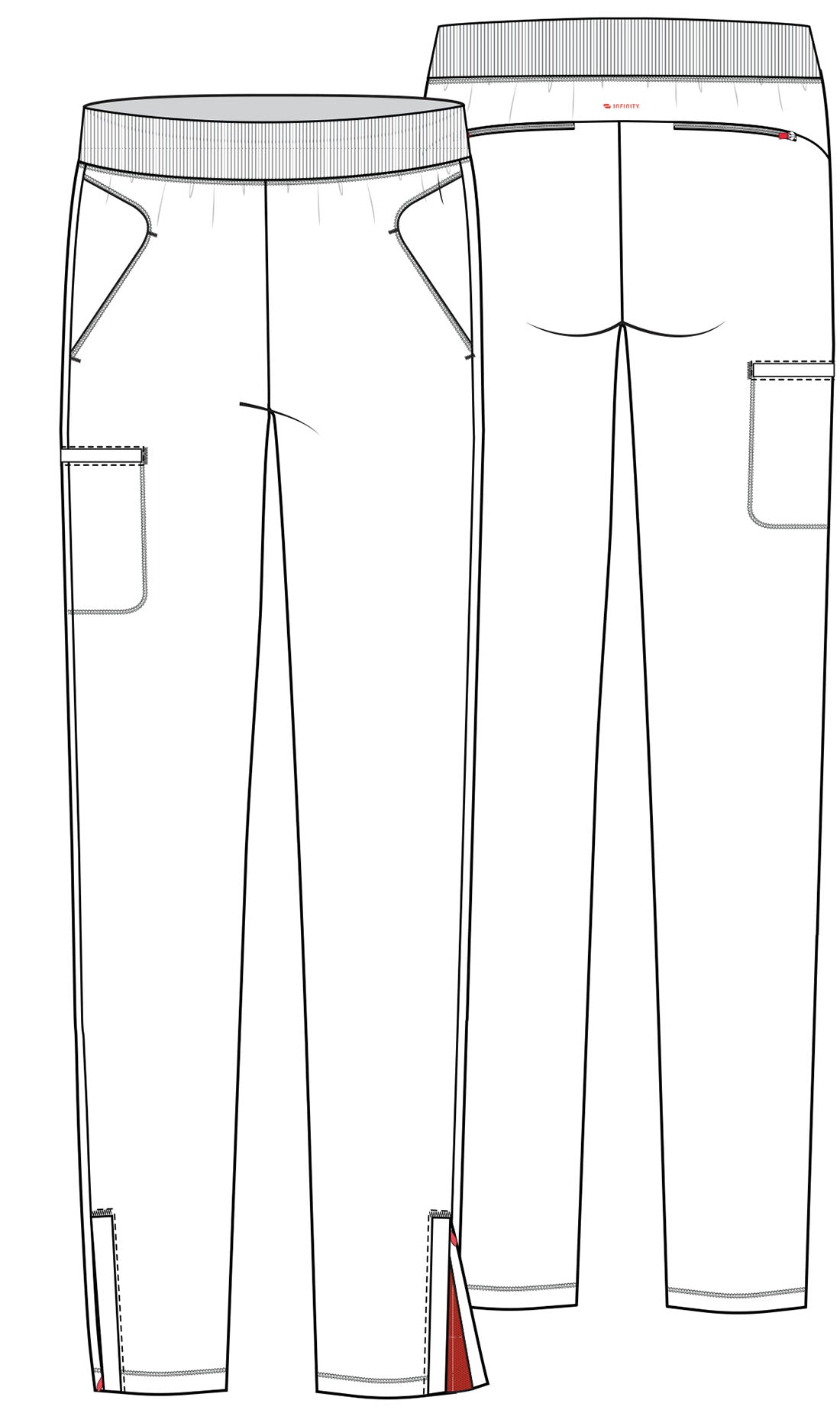 Pantalón Cherokee Infinity CK110A en 4 colores