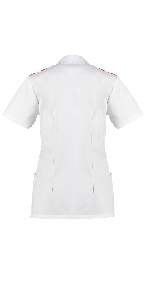 Women's jacket Cora white/fuchsia