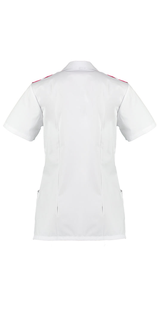 Damenjacke Cora weiß/fuchsia