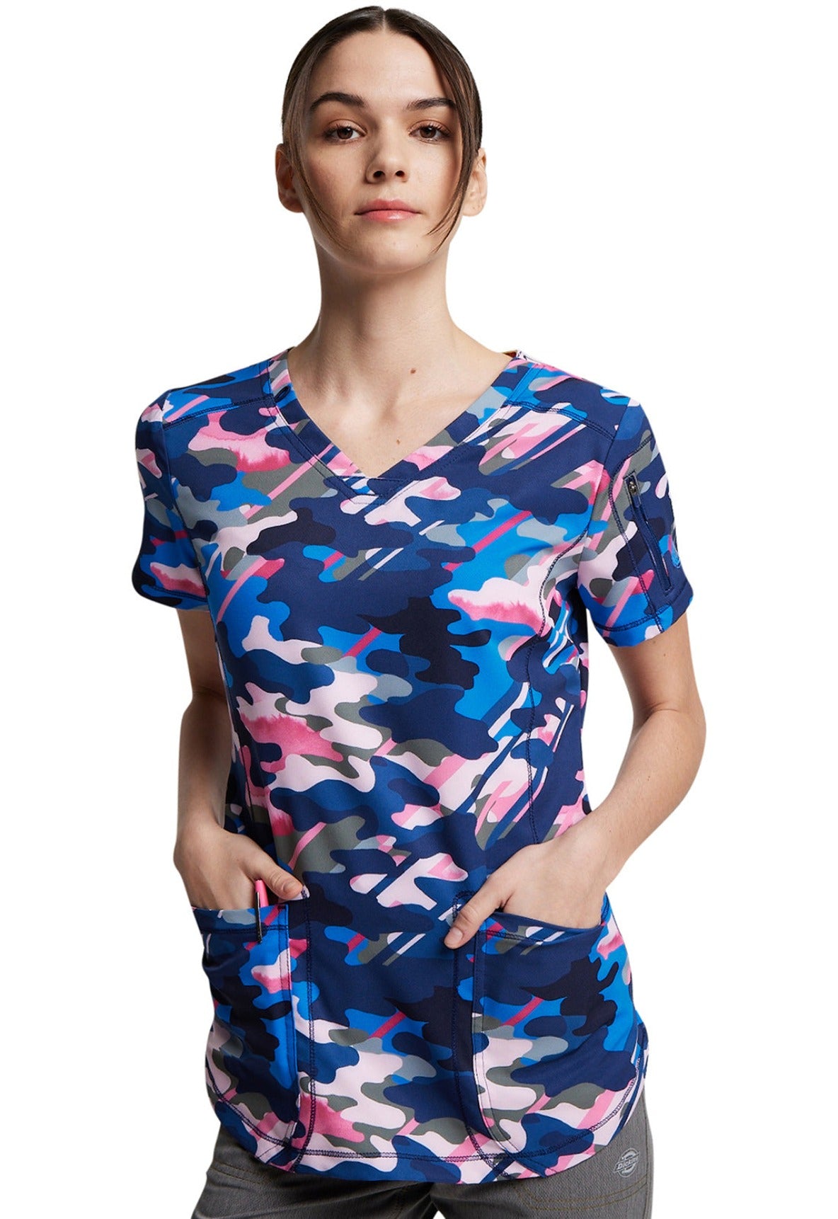 Tuniek Dickies DK731 Camo in Line - Zorgkleding.nl