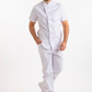 SHAE LUKE JACK Tuniek Unisex V-Hals met Drukkersluiting