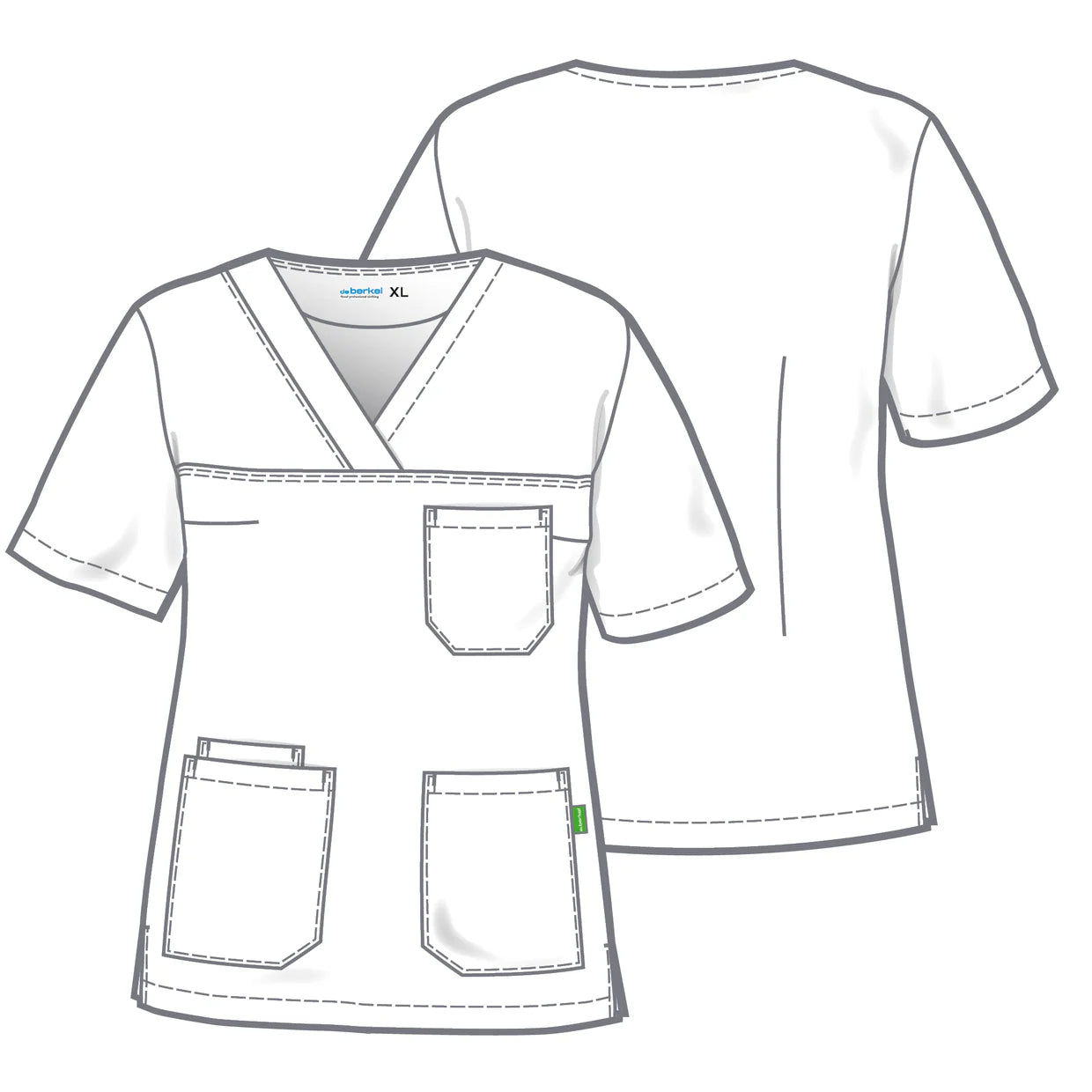 De Berkel Mila Dames Schlupfkasack