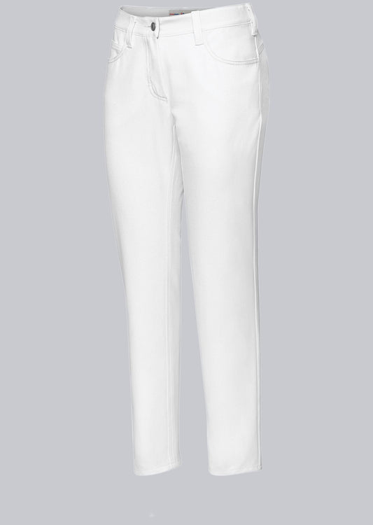 BP® 7/8 slim-fit stretch-jeans voor dames wit met 7/8 lengte en stretchmateriaal