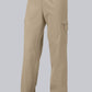 BP® Pantalon voor haar & hem unisex wit met cargozakken en elastische taille met tunnelkoord