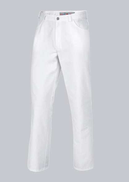 BP® Jeans voor haar & hem unisex wit met verhoogd doekgewicht en elastische taille