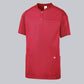 BP unisex zorgtuniek in coral met stijlvolle washed look en praktische zakken