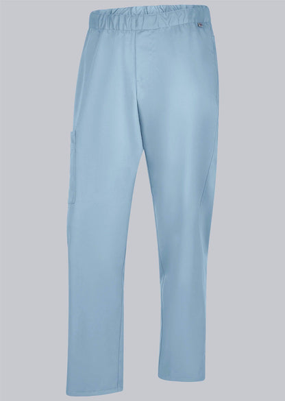 BP® lichte pantalon met TENCEL™ Lyocell voor haar & hem unisex hemelsblauw met lichtgewicht stof en elastische taille