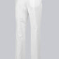 BP® stretch damespantalon wit met stretchmateriaal en elastische taille