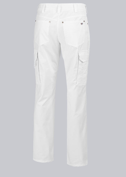 BP® stretch damesjeans wit met five-pocket design en stretchmateriaal