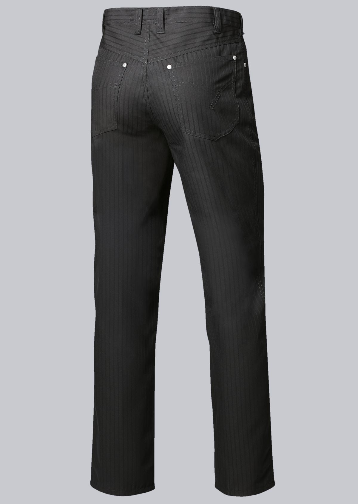BP® Stretch-herenjeans wit met five-pocket design en sierstiksel
