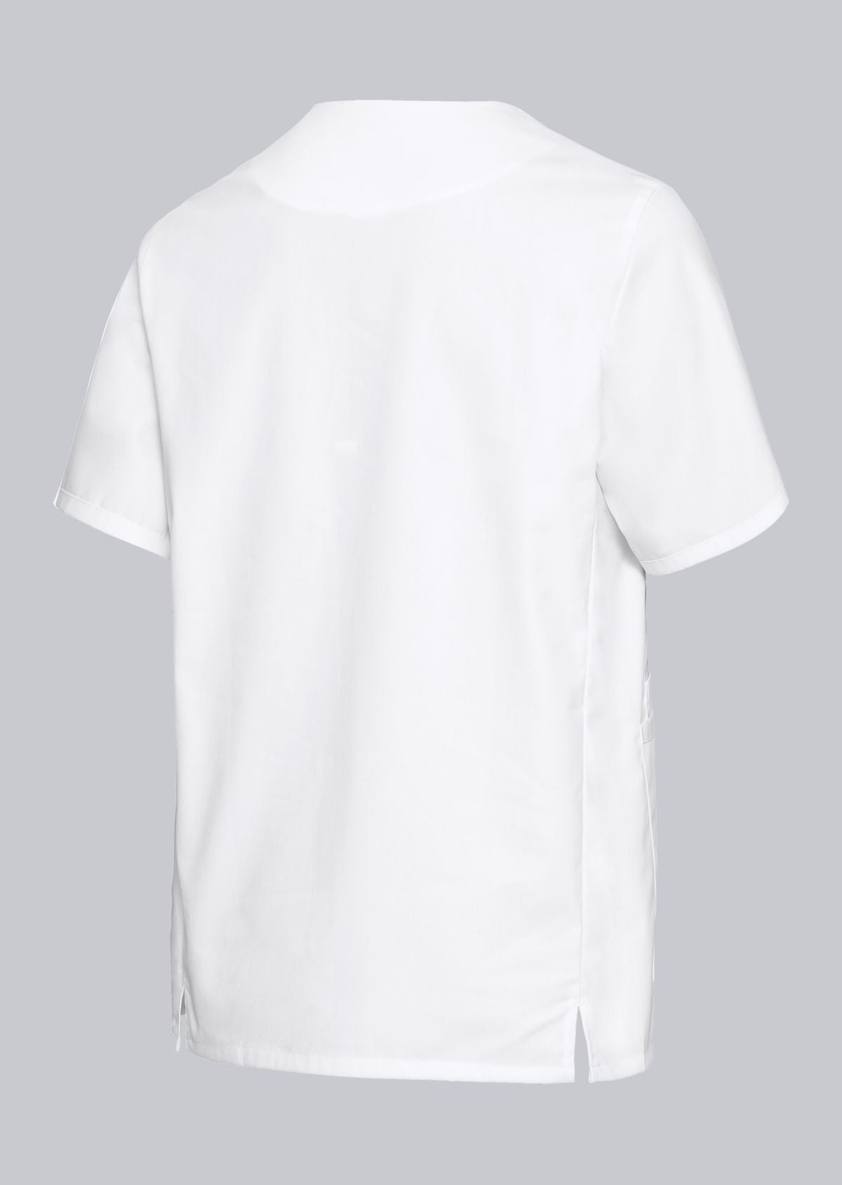 BP stretch unisex zorgtuniek met drukknoopsluiting, elastische stof en professionele pasvorm