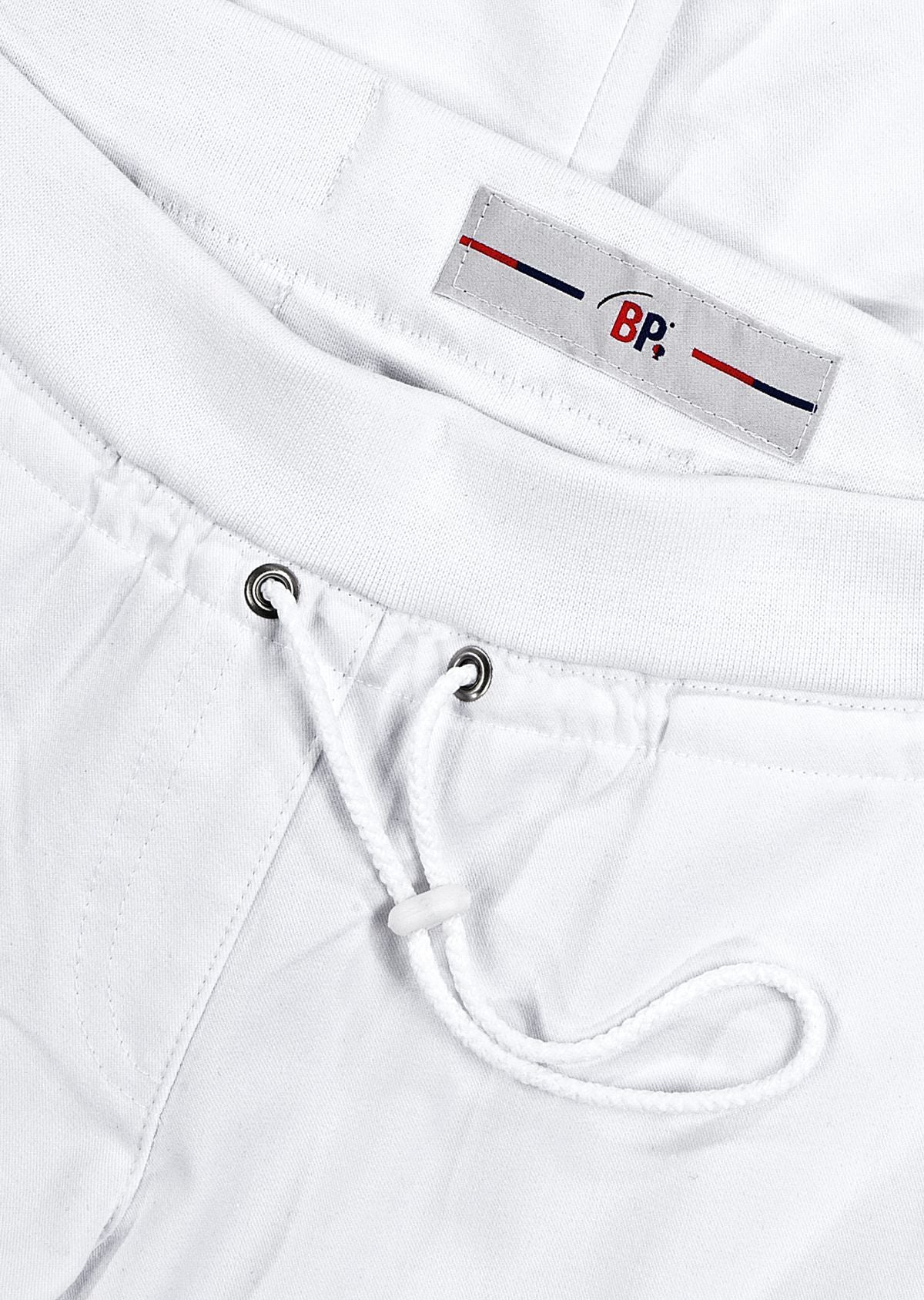 BP® comfortabele stretch-broek voor dames wit met modern fit en elastische tailleband