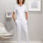 BP® comfortabele stretch-broek voor dames wit met modern fit en elastische tailleband