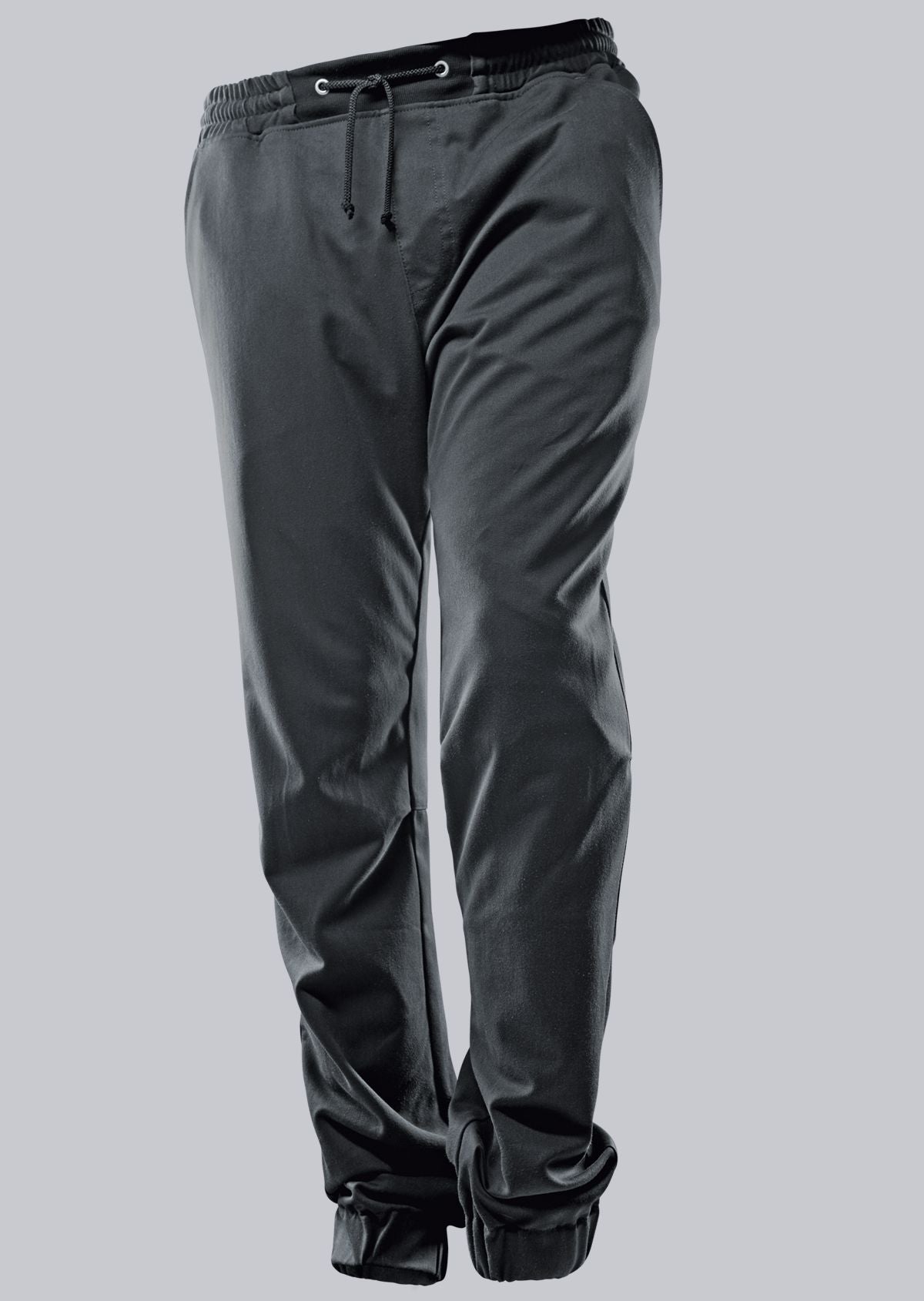 BP® Comfortabele stretch-broek voor heren wit met elastomultiester en elastische tailleband