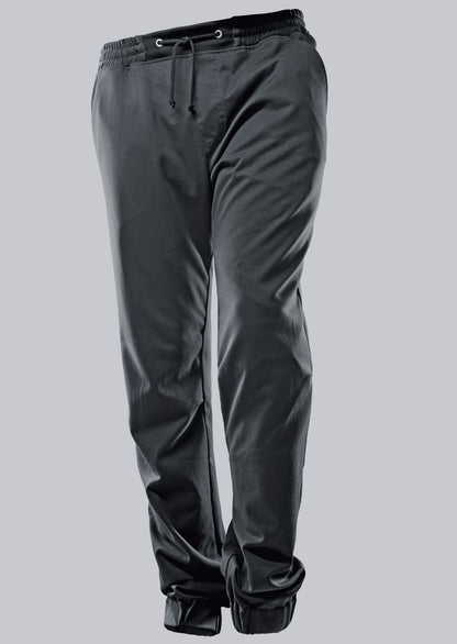 BP® Comfortabele stretch-broek voor heren wit met elastomultiester en elastische tailleband