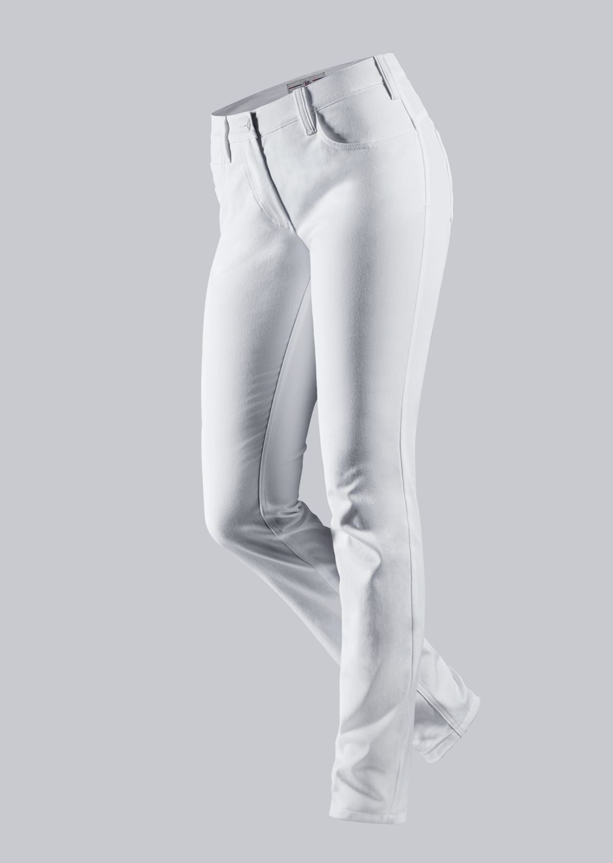 BP® slim-fit stretch-jeans voor dames wit met slim fit en stretchmateriaal