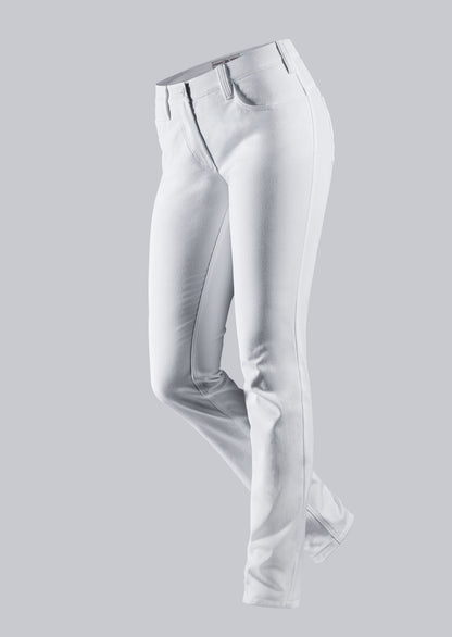 BP® slim-fit stretch-jeans voor dames wit met slim fit en stretchmateriaal