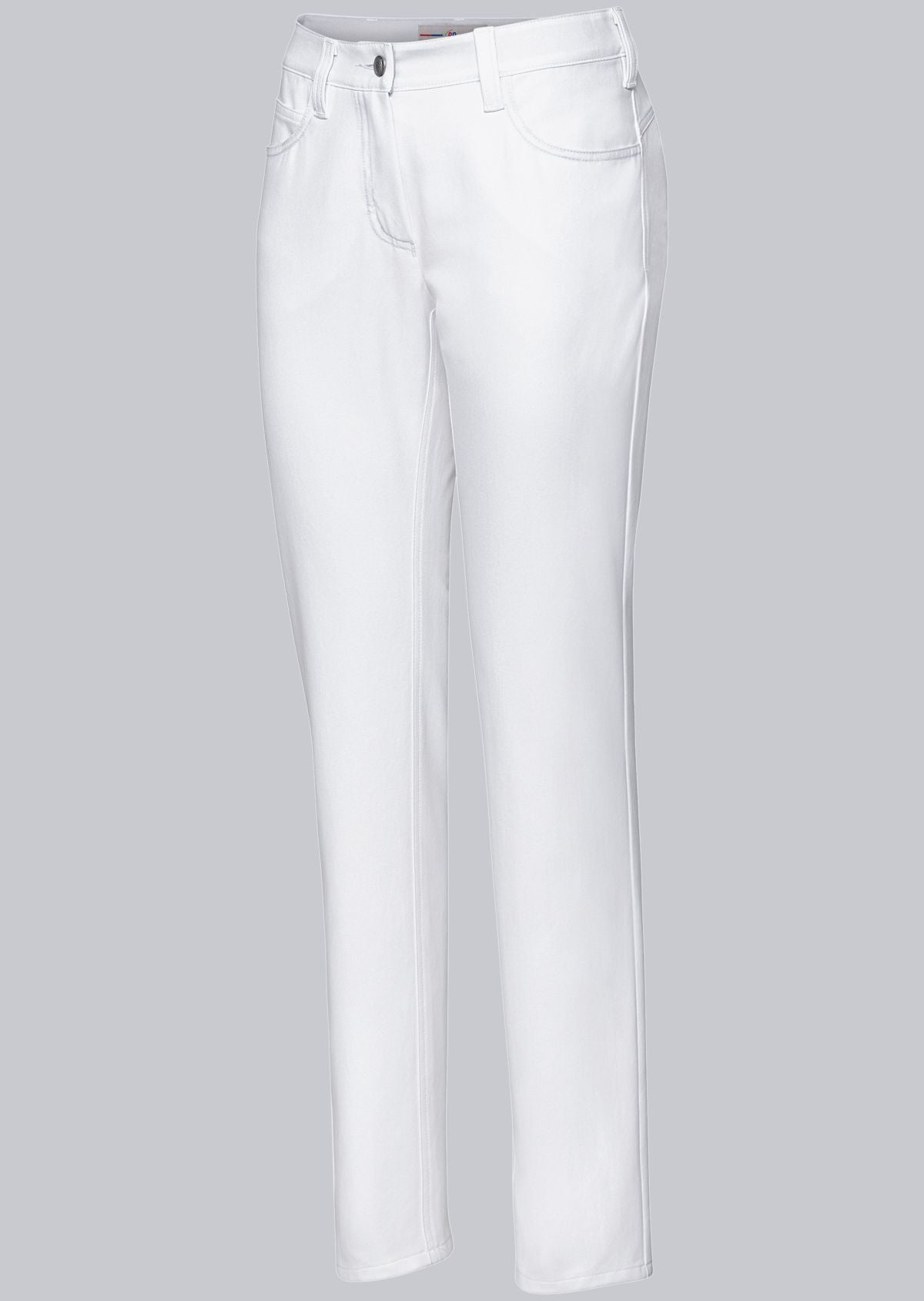 BP® slim-fit stretch-jeans voor dames wit met slim fit en stretchmateriaal