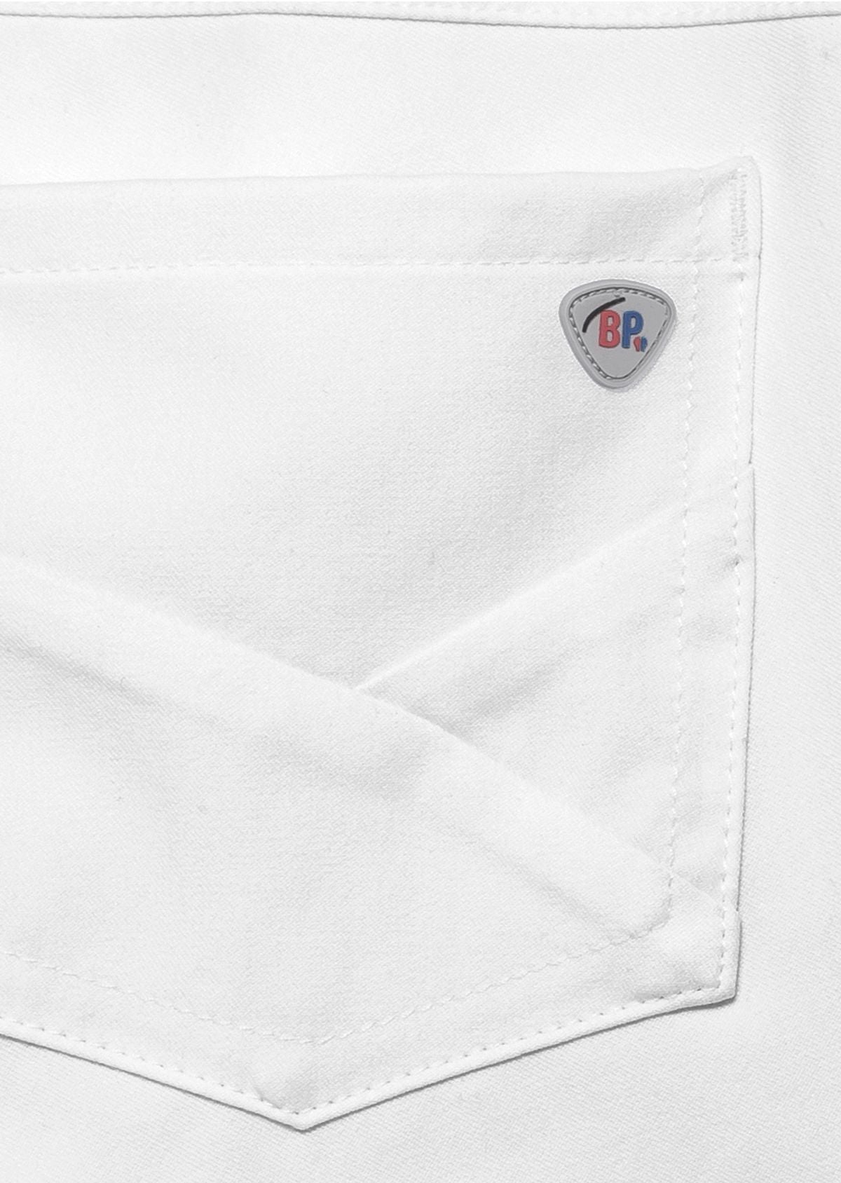 BP® slim-fit stretch-jeans voor dames wit met slim fit en stretchmateriaal