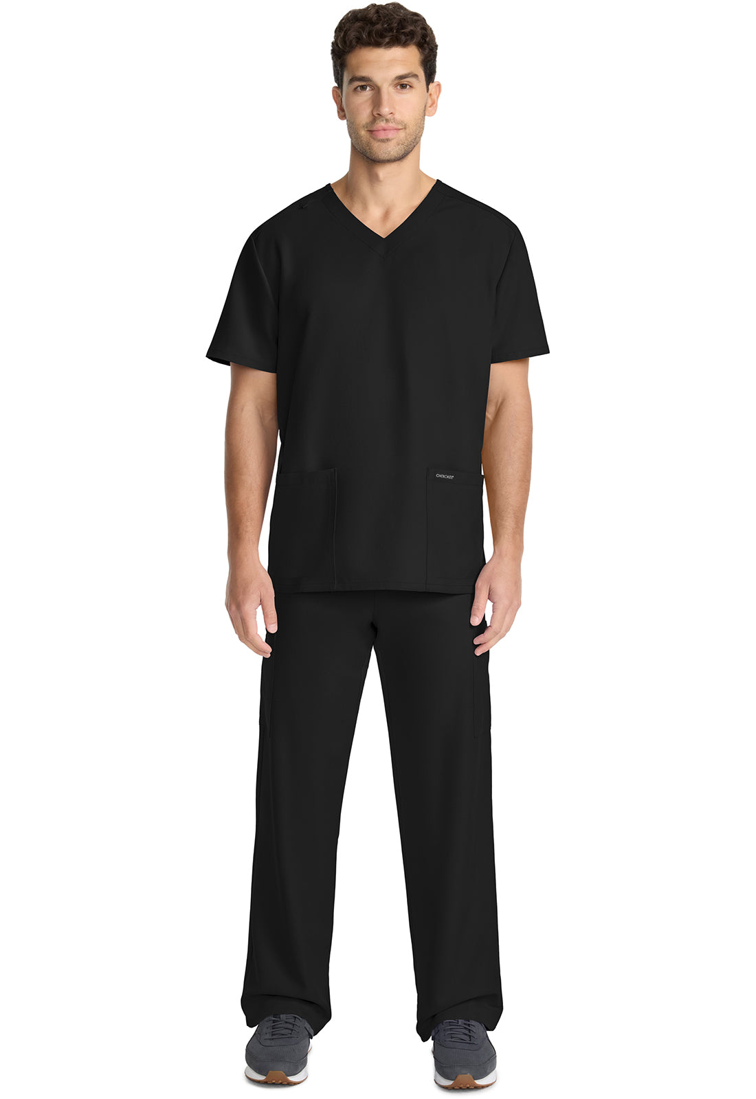 Unisex top met V-hals met moderne pasvorm en PROTX2-technologie CKE00014A