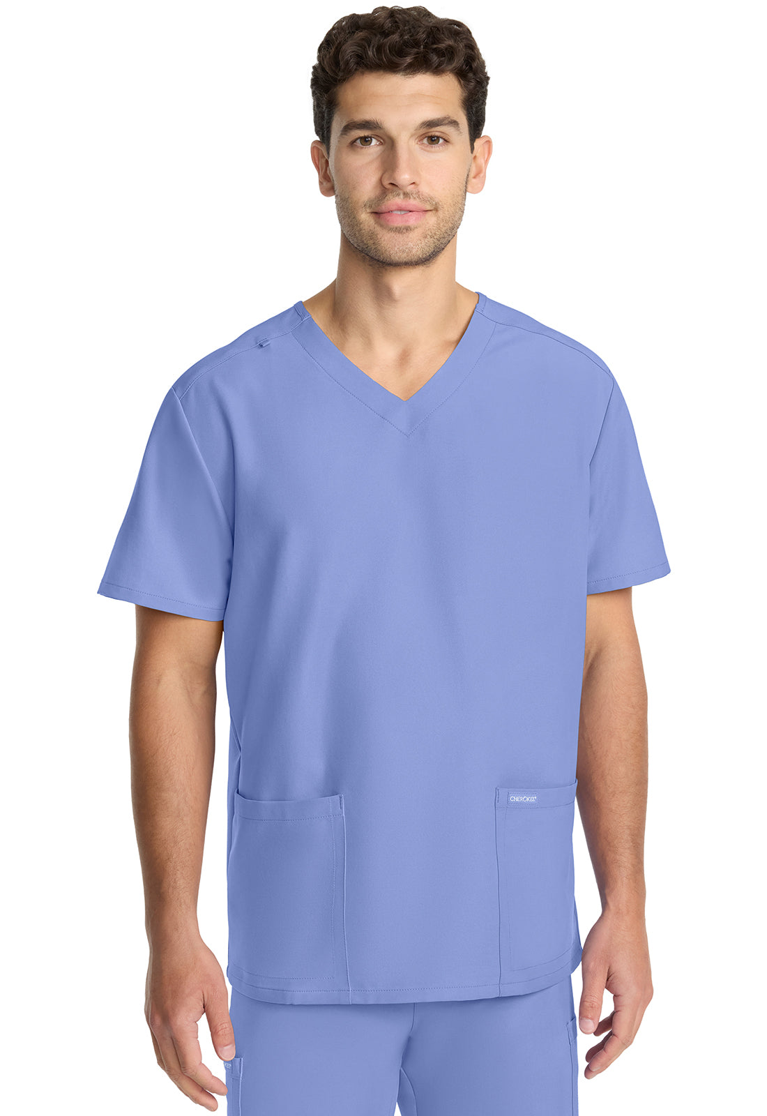 Unisex top met V-hals met moderne pasvorm en PROTX2-technologie CKE00014A