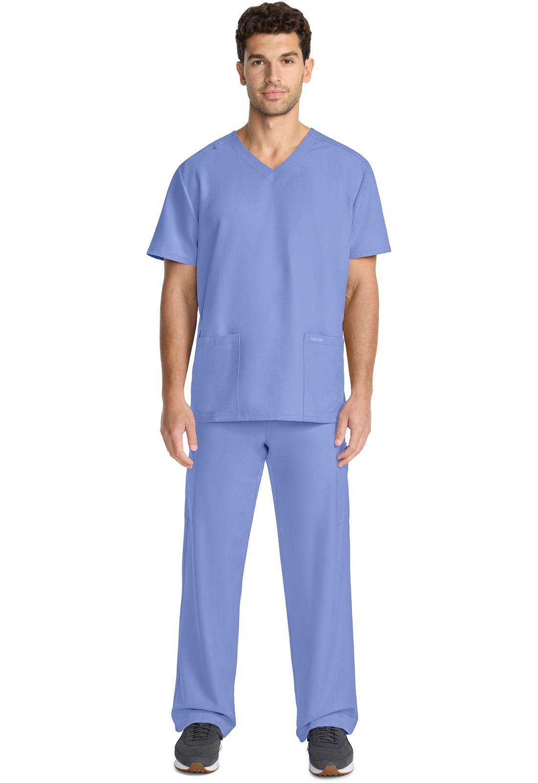 Unisex top met V-hals met moderne pasvorm en PROTX2-technologie CKE00014A