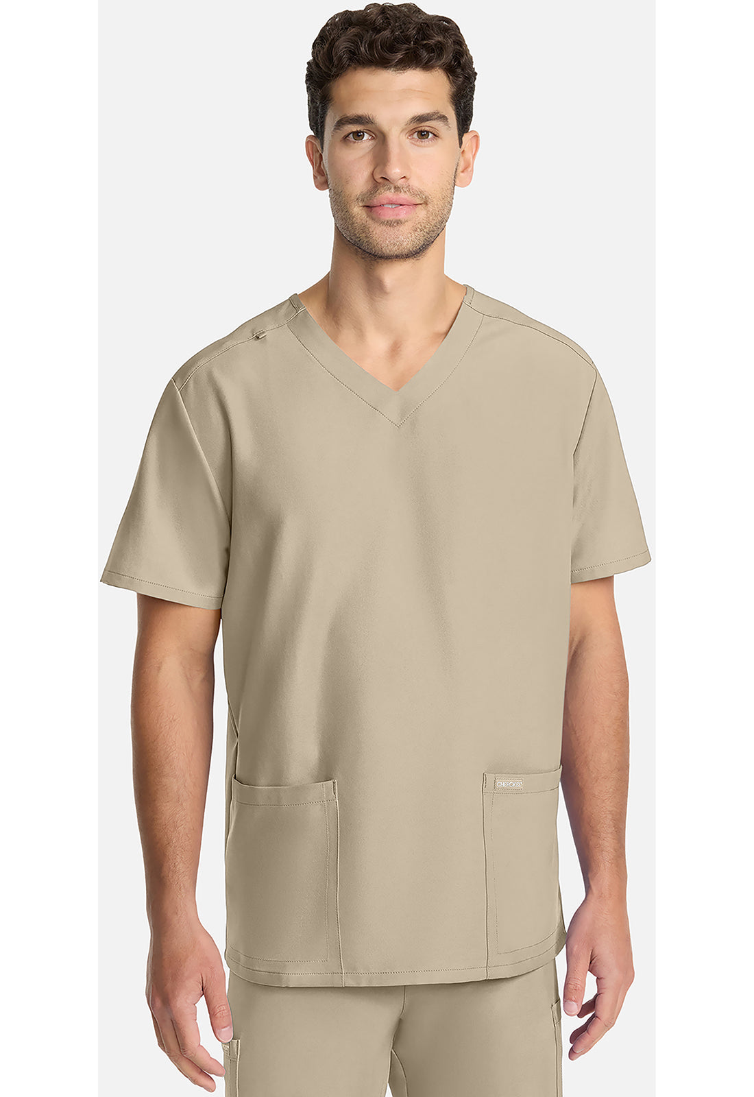 Unisex top met V-hals met moderne pasvorm en PROTX2-technologie CKE00014A