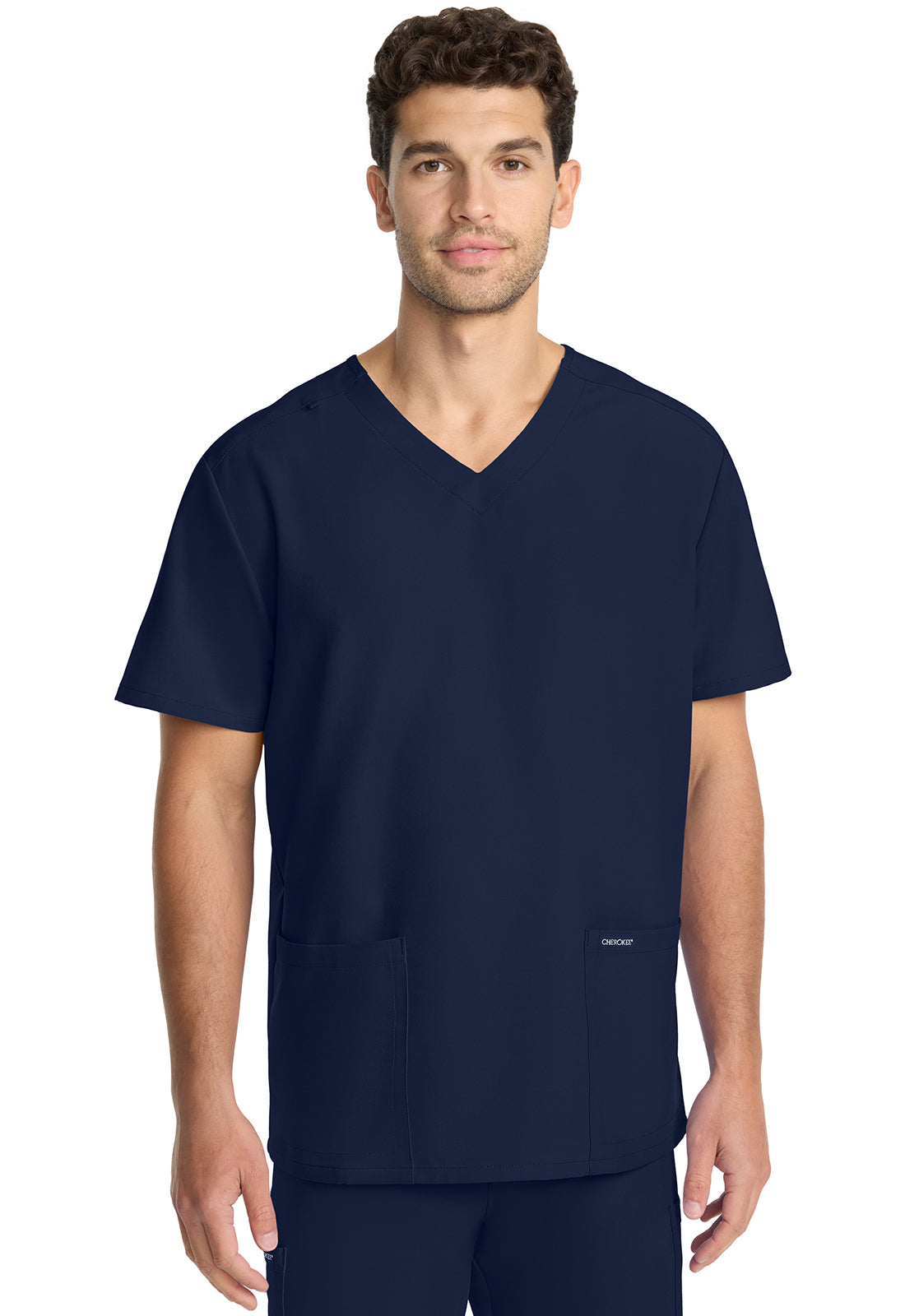 Unisex top met V-hals met moderne pasvorm en PROTX2-technologie CKE00014A