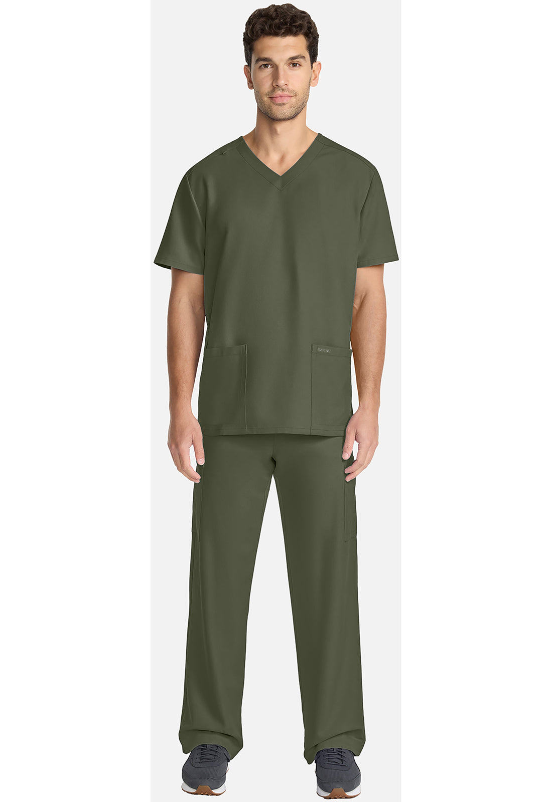Unisex top met V-hals met moderne pasvorm en PROTX2-technologie CKE00014A