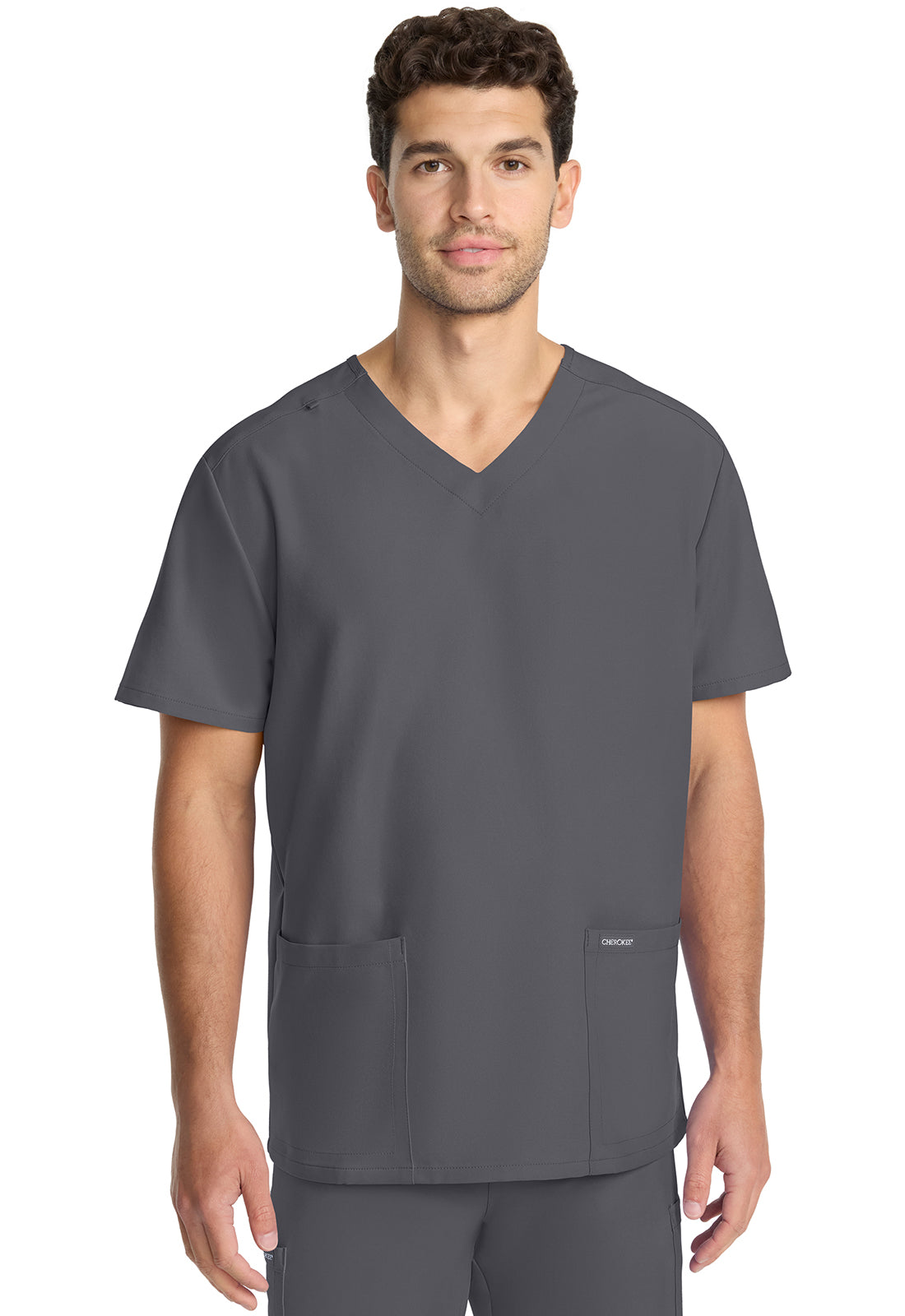 Unisex top met V-hals met moderne pasvorm en PROTX2-technologie CKE00014A