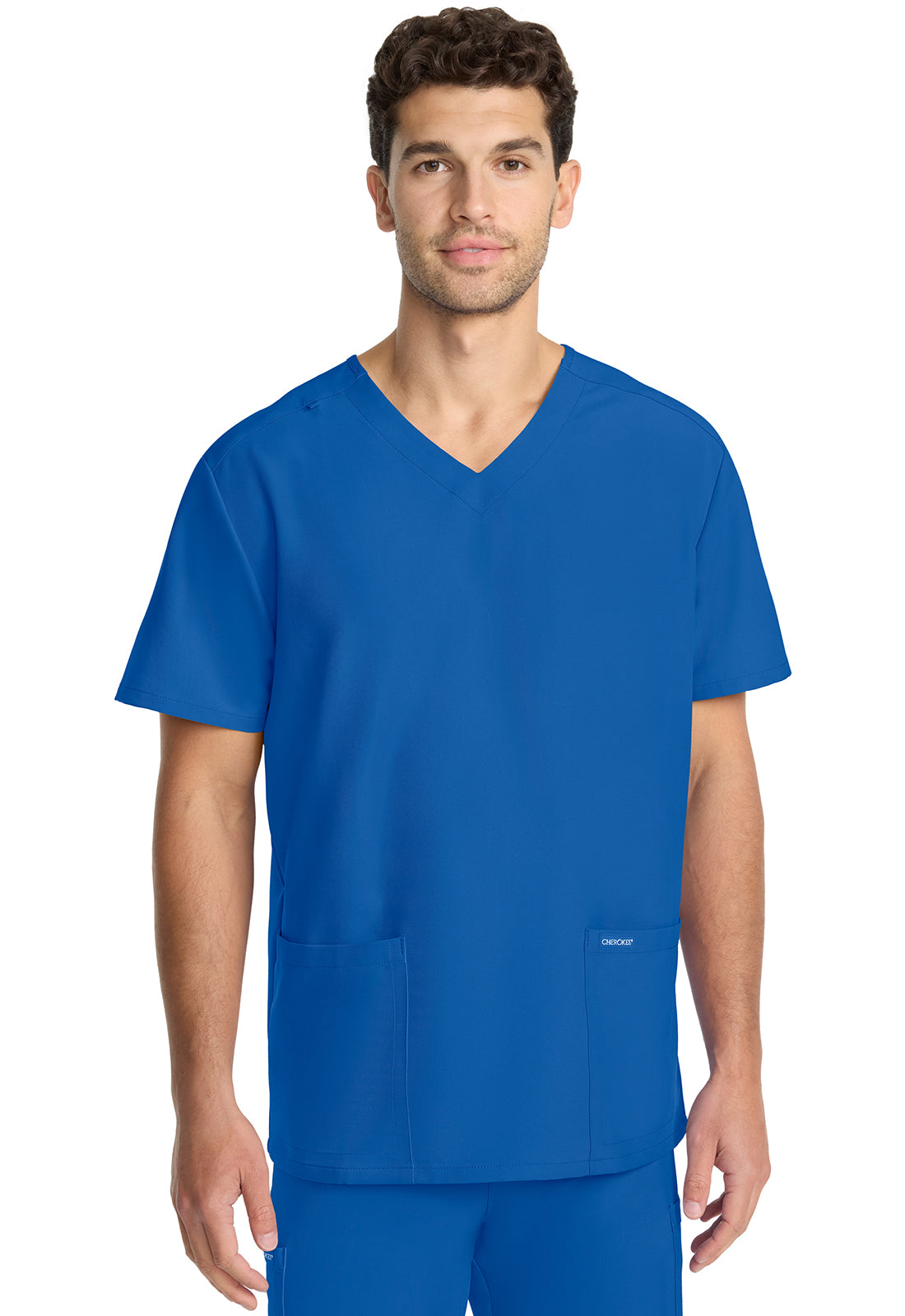 Unisex top met V-hals met moderne pasvorm en PROTX2-technologie CKE00014A
