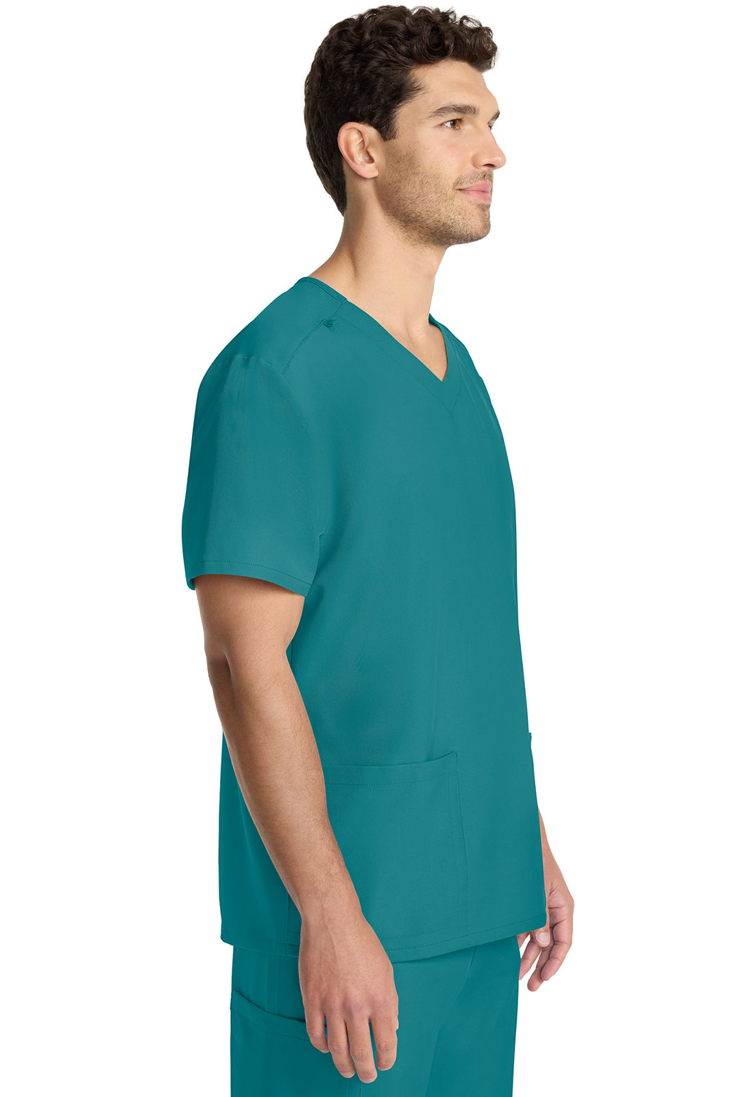 Unisex top met V-hals met moderne pasvorm en PROTX2-technologie CKE00014A