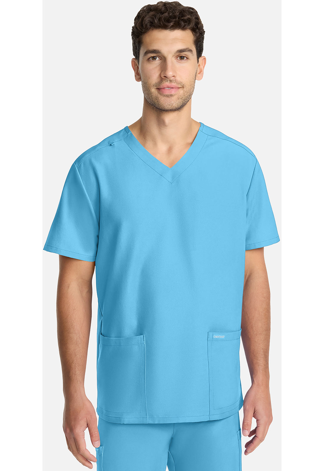 Unisex top met V-hals met moderne pasvorm en PROTX2-technologie CKE00014A