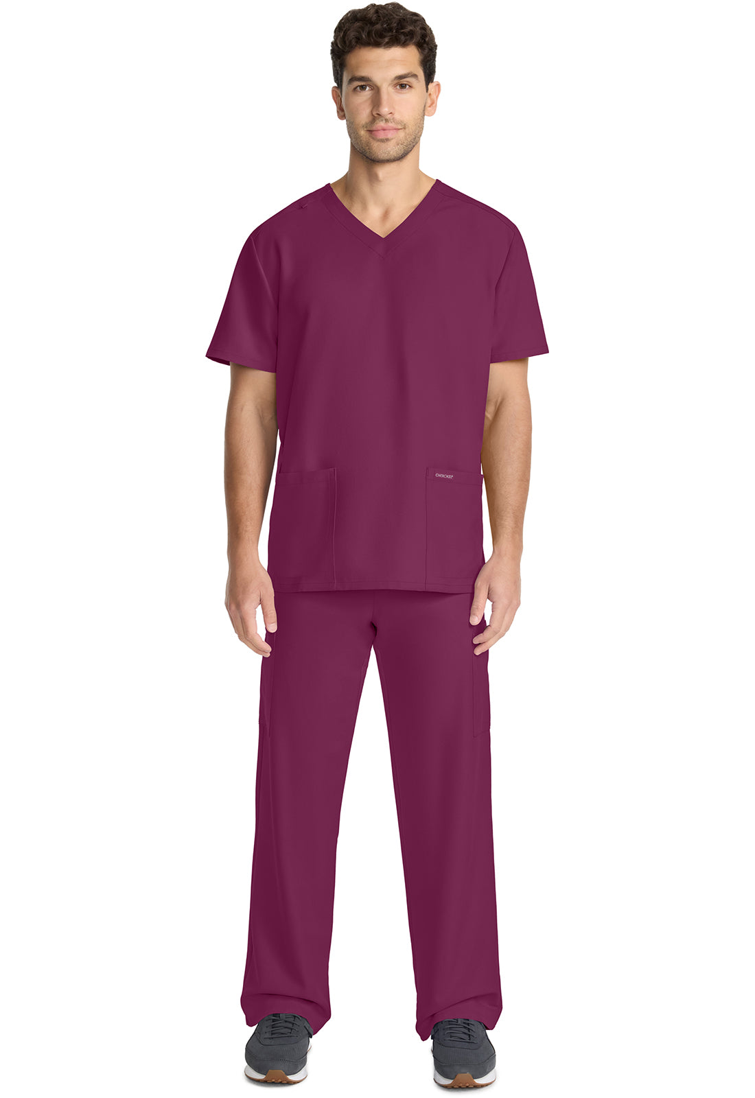 Unisex top met V-hals met moderne pasvorm en PROTX2-technologie CKE00014A