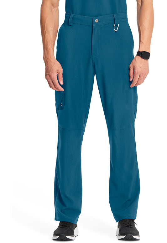 Herenbroek met gulp met taps toelopende pijpen en 360° stretch CKE200A