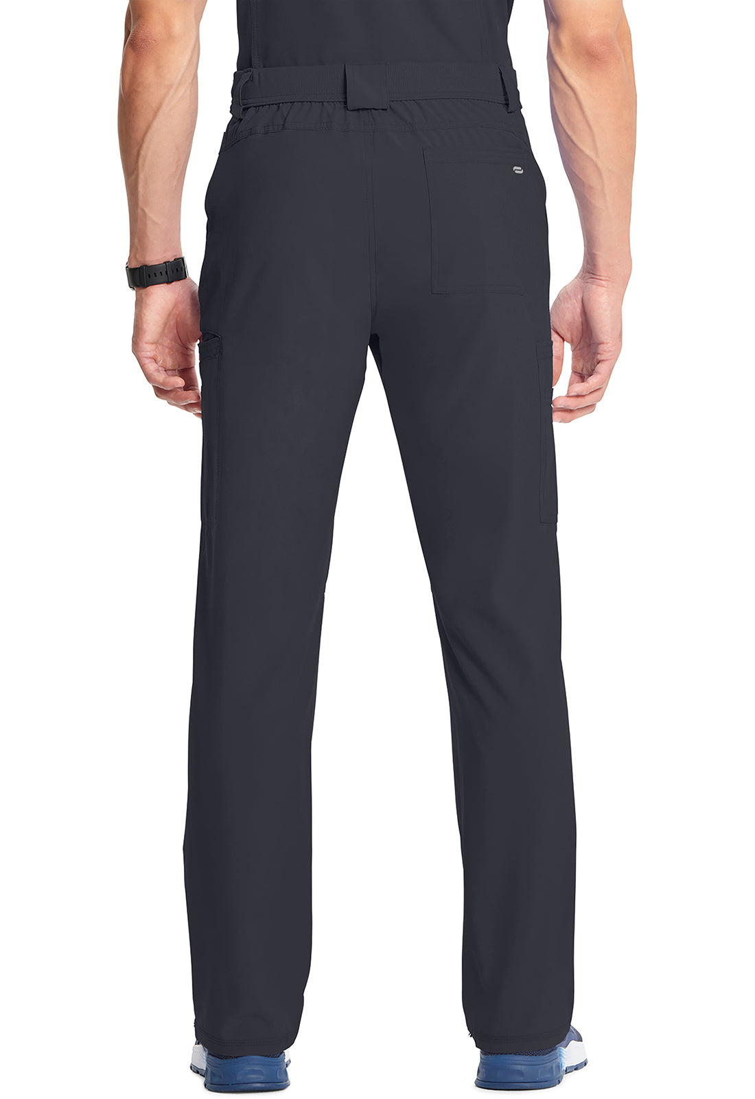 Herenbroek met gulp met taps toelopende pijpen en 360° stretch CKE200A