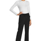 Cherokee Rechte broek met middelhoge taille en elastische tailleband met trekkoord CKE272A