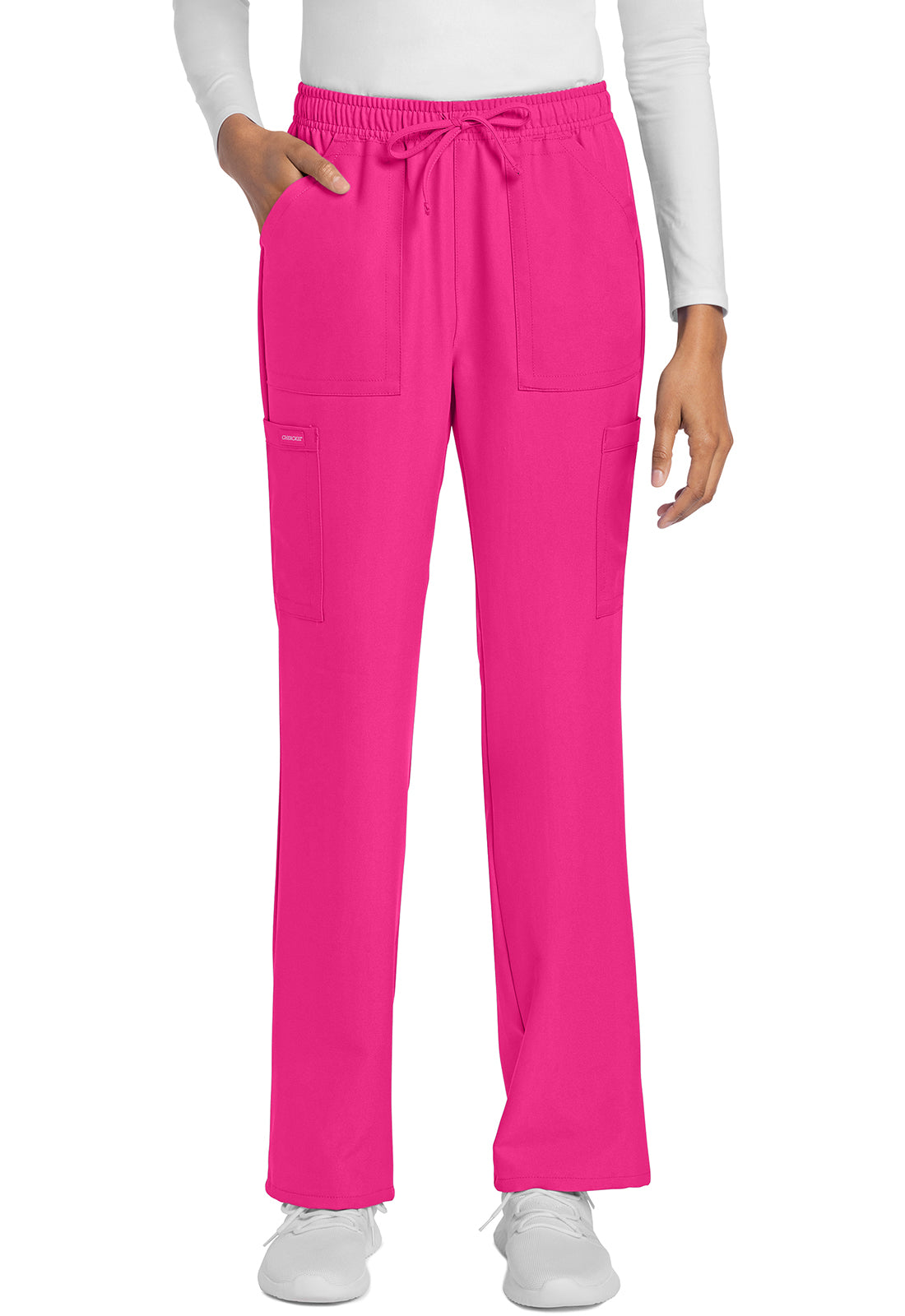 Cherokee Rechte broek met middelhoge taille en elastische tailleband met trekkoord CKE272A