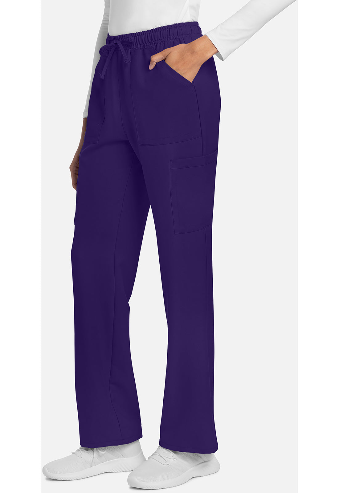 Cherokee Rechte broek met middelhoge taille en elastische tailleband met trekkoord CKE272A