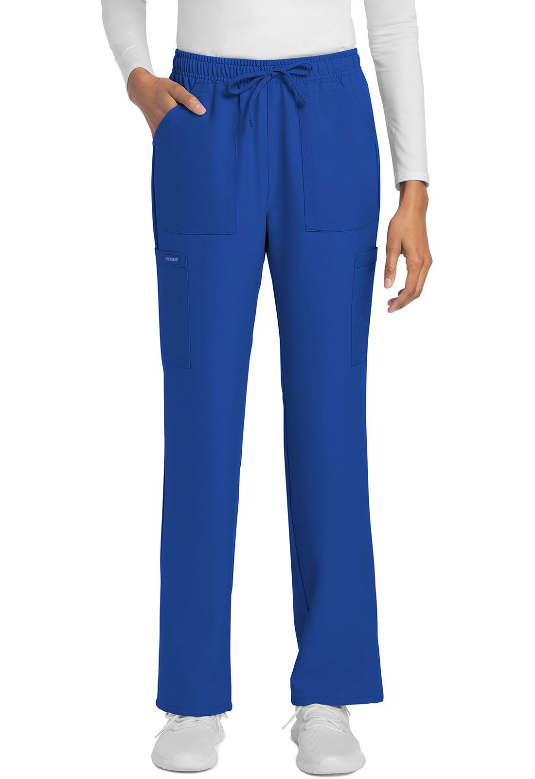 Cherokee Rechte broek met middelhoge taille en elastische tailleband met trekkoord CKE272A