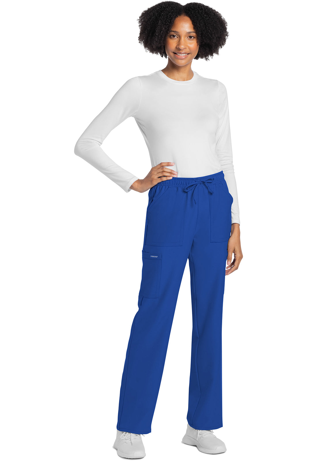 Cherokee Rechte broek met middelhoge taille en elastische tailleband met trekkoord CKE272A