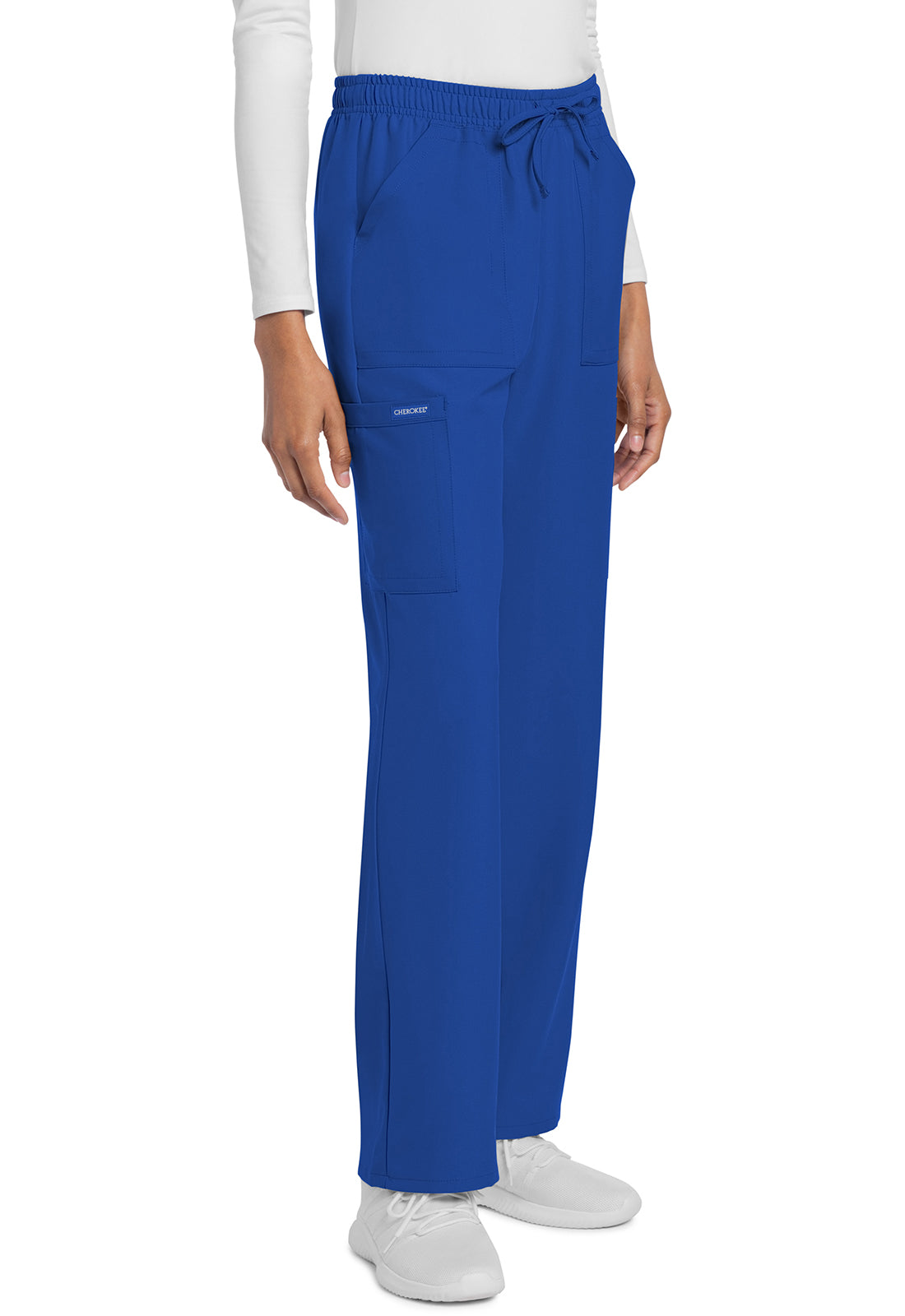 Cherokee Rechte broek met middelhoge taille en elastische tailleband met trekkoord CKE272A