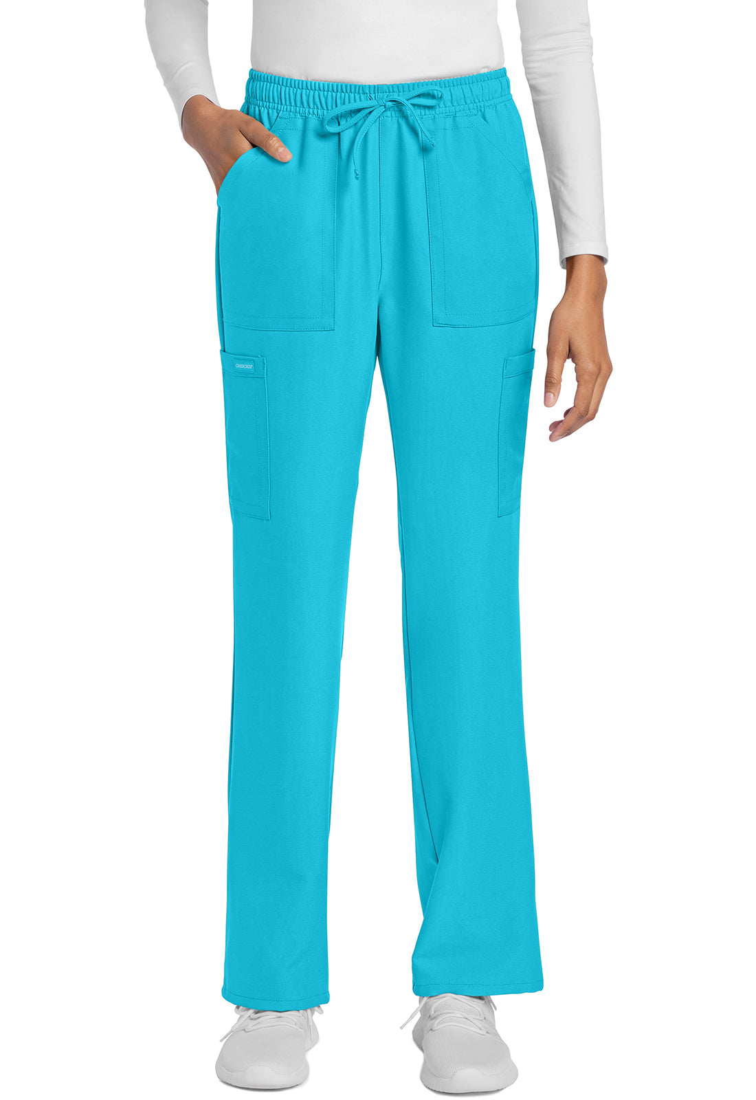 Cherokee Rechte broek met middelhoge taille en elastische tailleband met trekkoord CKE272A