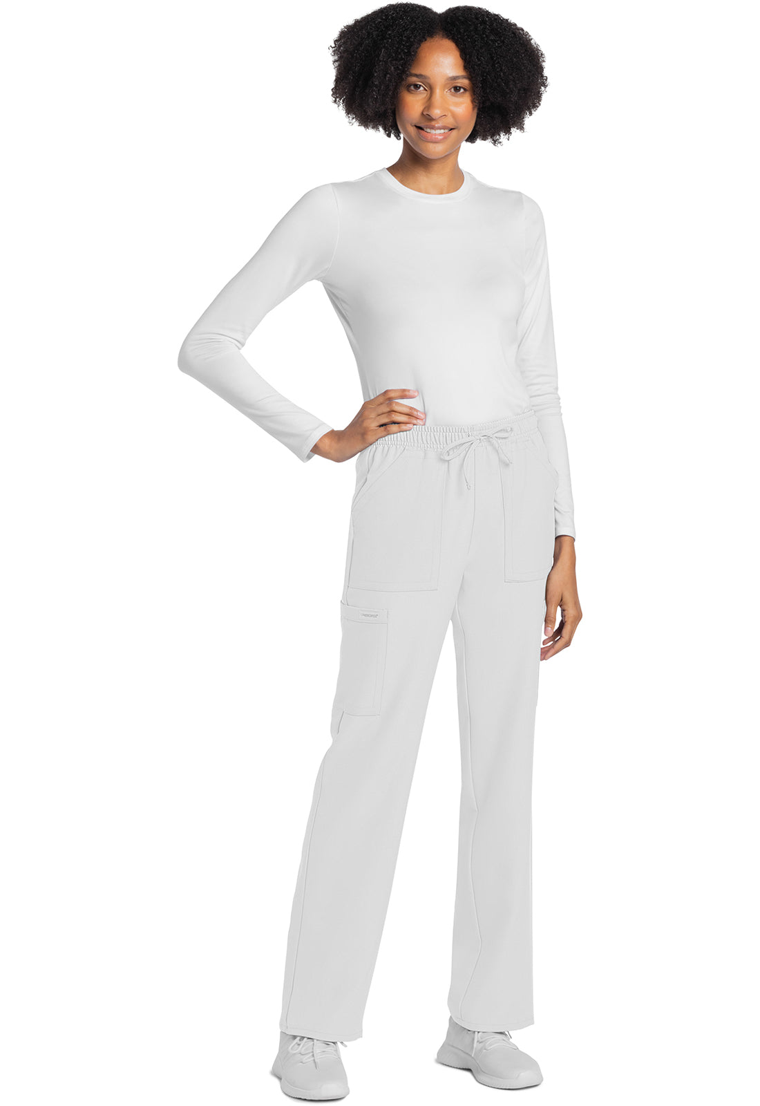 Cherokee Rechte broek met middelhoge taille en elastische tailleband met trekkoord CKE272A