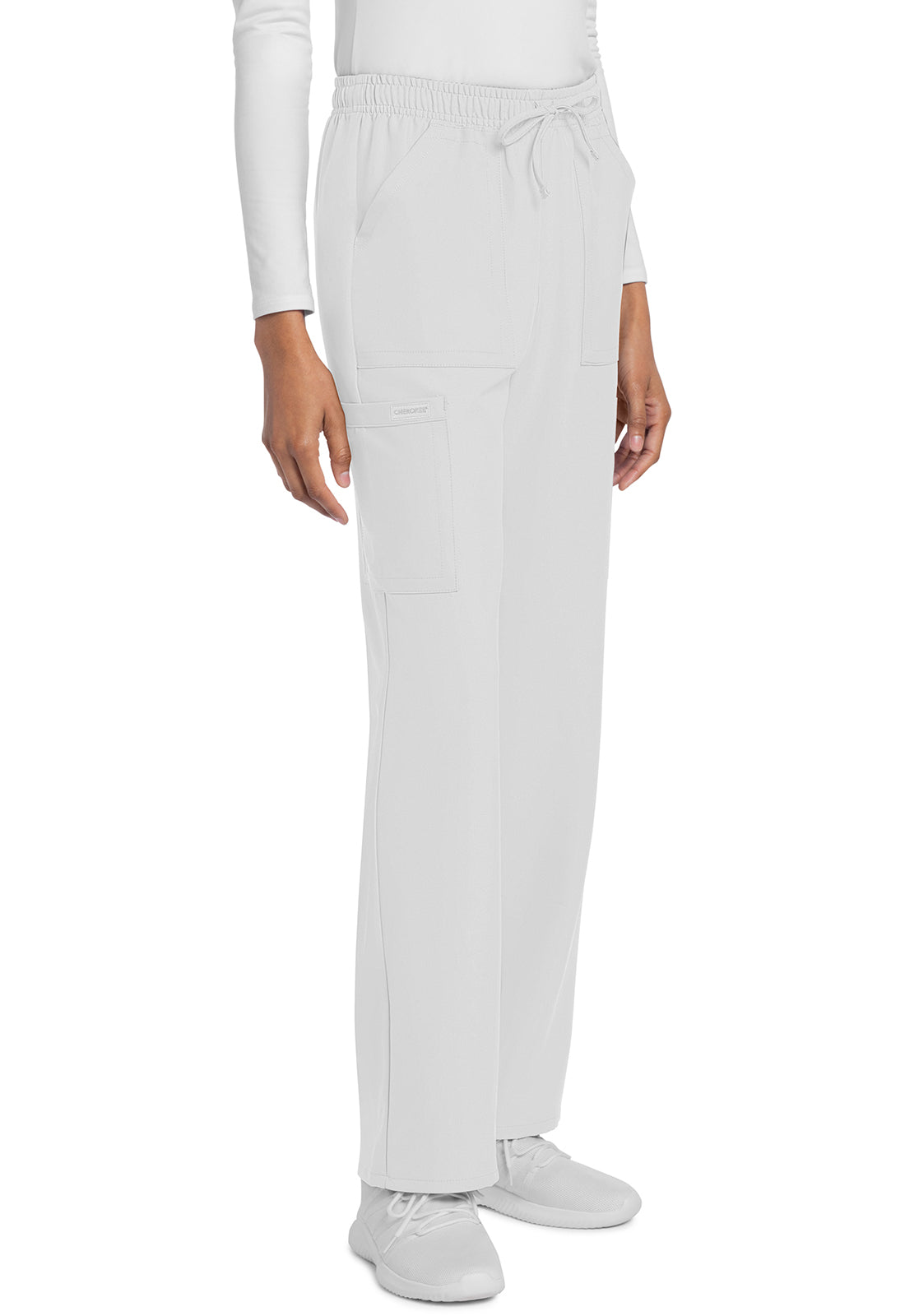 Cherokee Rechte broek met middelhoge taille en elastische tailleband met trekkoord CKE272A