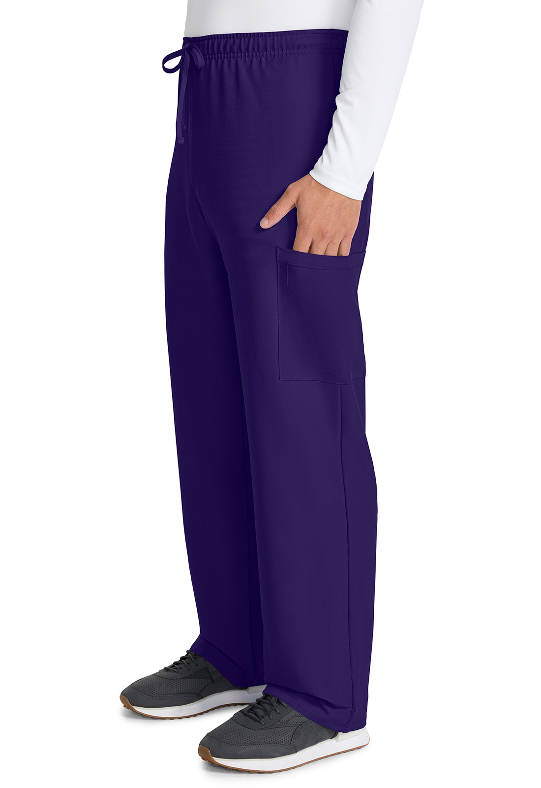 Cherokee Unisex broek met trekkoord en rechte pijpen met middelhoge taille en lichtgewicht design CKE280A