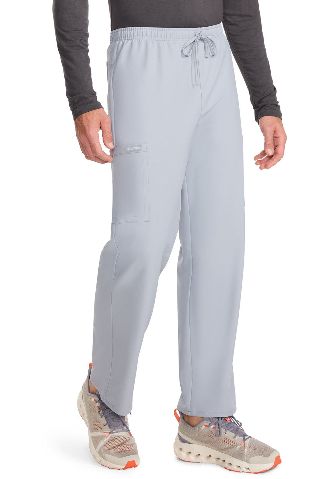 Cherokee Unisex broek met trekkoord en rechte pijpen met middelhoge taille en lichtgewicht design CKE280A