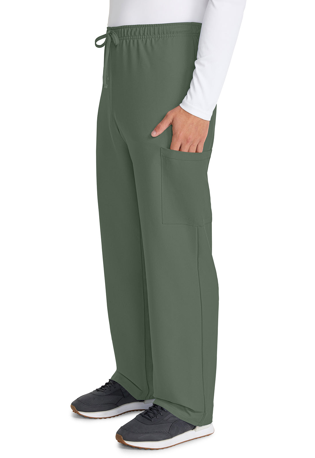 Cherokee Unisex broek met trekkoord en rechte pijpen met middelhoge taille en lichtgewicht design CKE280A