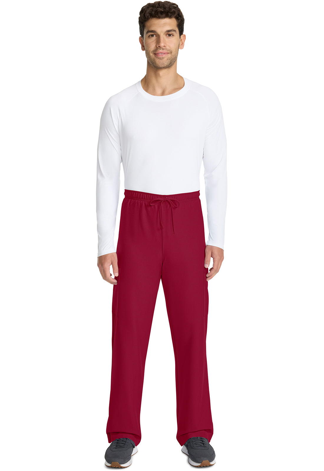 Cherokee Unisex broek met trekkoord en rechte pijpen met middelhoge taille en lichtgewicht design CKE280A