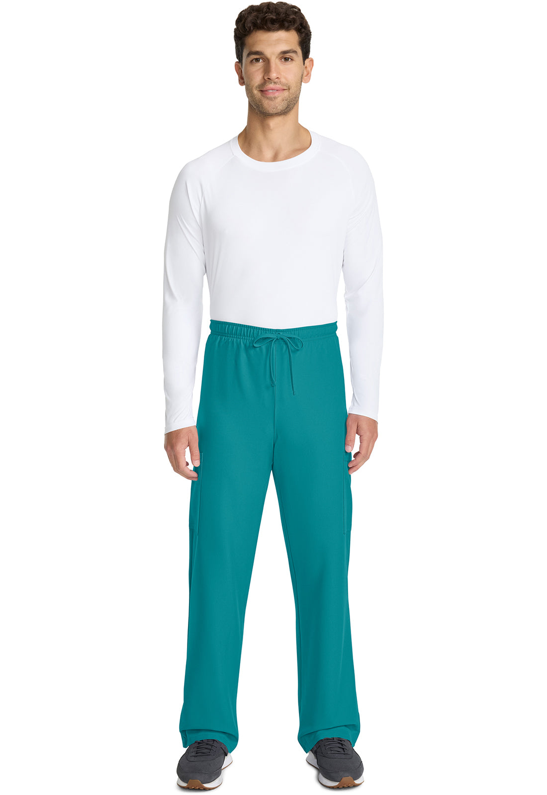 Cherokee Unisex broek met trekkoord en rechte pijpen met middelhoge taille en lichtgewicht design CKE280A